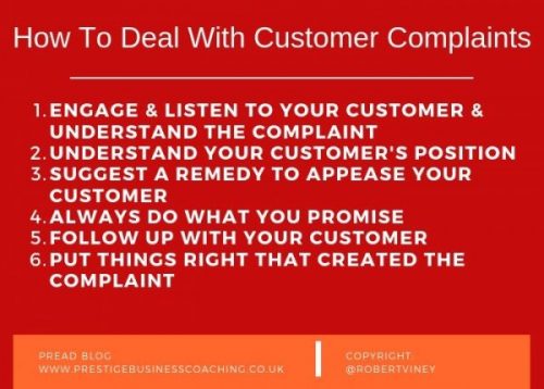 How To Deal With Customer Complaints